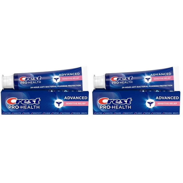 Pasta dental Crest Pro-Health Advanced Sensitive 145 ml, paquete de 2