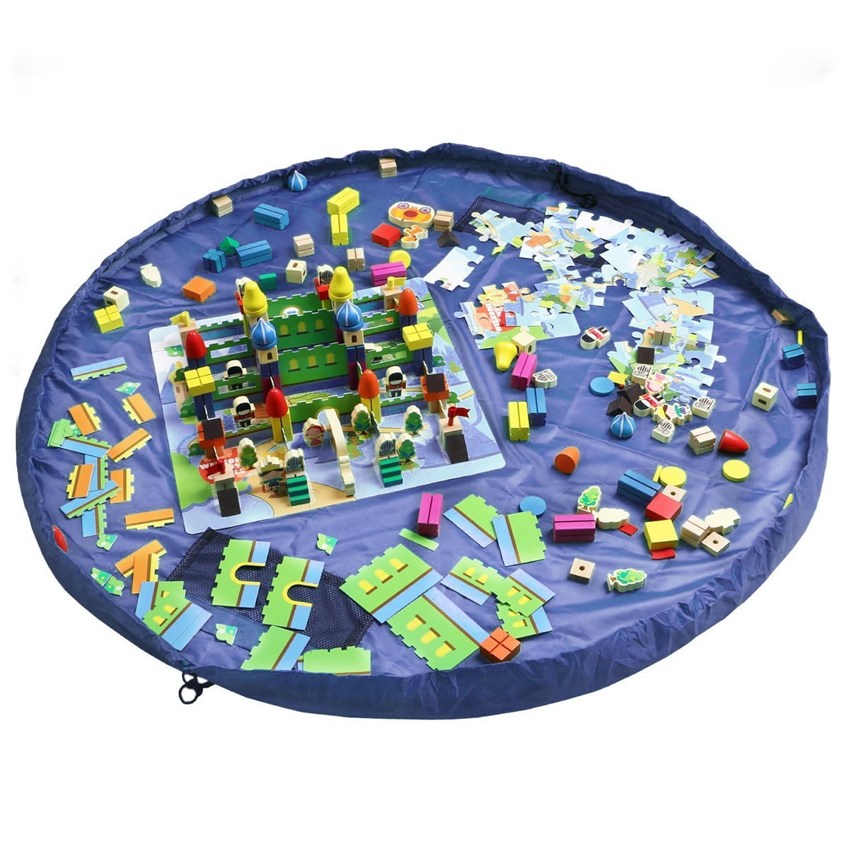 60 Childrens Floor Play Mat In Portable Shoulder Bag Toddlers Kids 60 Childrens Floor Play Mat In Portable Shoulder Bag Toddlers Kids Toy Storage Organizer Net Com