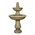 thumbnail image 6 of 2 Tiered Floor Waterfall Fountain with Pump for Outdoor Patio Garden Backyard Decking, 6 of 11