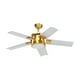 thumbnail image 4 of Ventilador de techo YITAHOME de 52 pulgadas con luz LED blanca dorada, 4 of 9