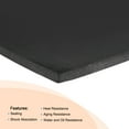 thumbnail image 3 of Uxcell EPDM Rubber Sheet Black with Adhesive 6'' Length 36'' Width 0.39'' Thick for Door Sealing Strip, 3 of 7