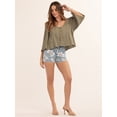 thumbnail image 5 of Jessica Simpson Women's High Rise Ginger Short, Sizes 2-16, 5 of 6