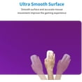 thumbnail image 5 of Solid Color Dark Purple 31.5x11.8 inch Extra Large Gaming Mouse pad, Extended Anti-Slip Rubber pad, Suitable for Keyboard, Suitable for Gaming Office, 5 of 5