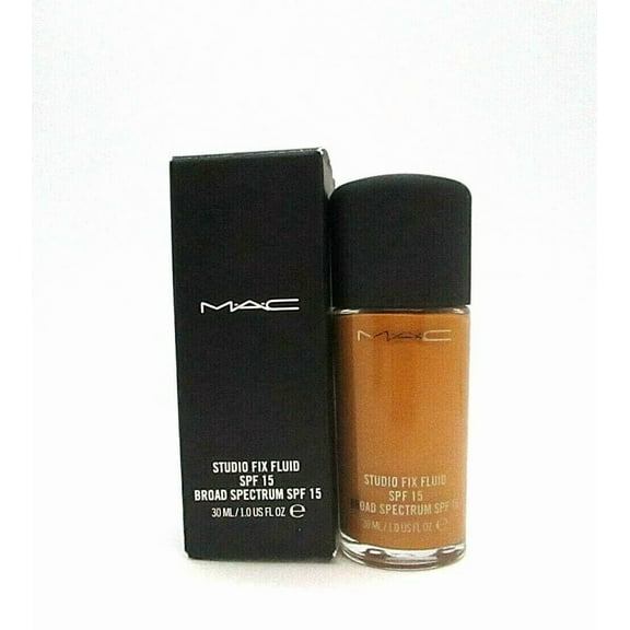 MAC COSMETICS STUDIO FOUNDATION 1.0 OZ NW43 MAC COSMETICS/STUDIO FIX FLUID SPF 15 (NW43) 1.0 OZ (30 ML) BRICK BEIGE WITH ROSY UNDER FOR MEDIUM TO DARK SKIN (NW)
