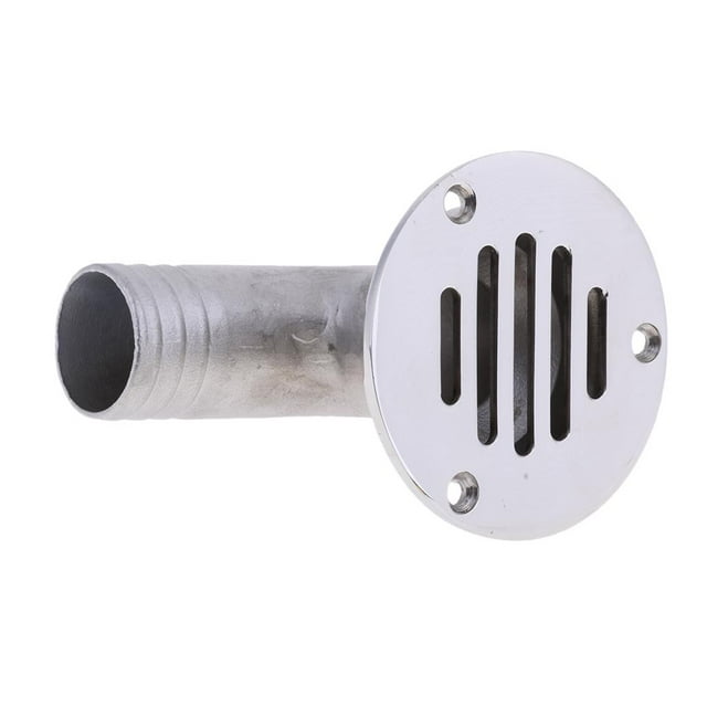 32 mm 90 degree cubierta con espejo drenaje de piso accesorios de plomería para de material acero inoxidable DYNWAVEMX Supresión de desagüe de cubierta de barco