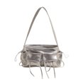 thumbnail image 3 of Bolso pequeño para mujer bolso de mano informal de Color sólido bolso diario para niñas al aire libre, 3 of 9