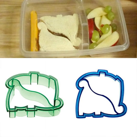 Ruanlalo Funny Dinosaur Shape Lunch Sandwich Toast Cookies Cake Bread Cutter DIY Mold