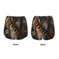 thumbnail image 6 of Goofa Cowboy Iguana Floral Shirt Printed Women 2 in 1 Running Shorts,Quick Dry Athletic Workout Shorts,High Waisted Athletic Shorts with Liner Pockets-Small, 6 of 9