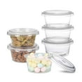 thumbnail image 4 of Disposable plastic cup with lid, souffle cup, jelly cup, food preparation container [400 sets - 2 ounces], 4 of 8