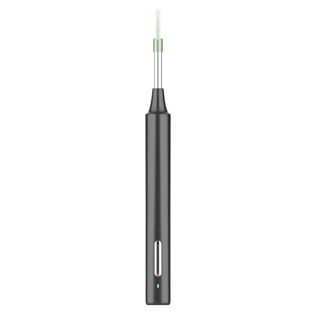 Explorador Óptico Inteligente con Control de Temperatura y WiFi para Oído, Cámara de 4.3mm y Luces LED Ajustables, Compatible con iOS/Android/Windows, Color Negro – Modelo Z10