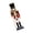 Red body white legs, variant on Yihuala Eye Catching Swordman Christmas Soldier Fine Craft Figures Centerpieces Indoor Use Soldier Doll Decorations