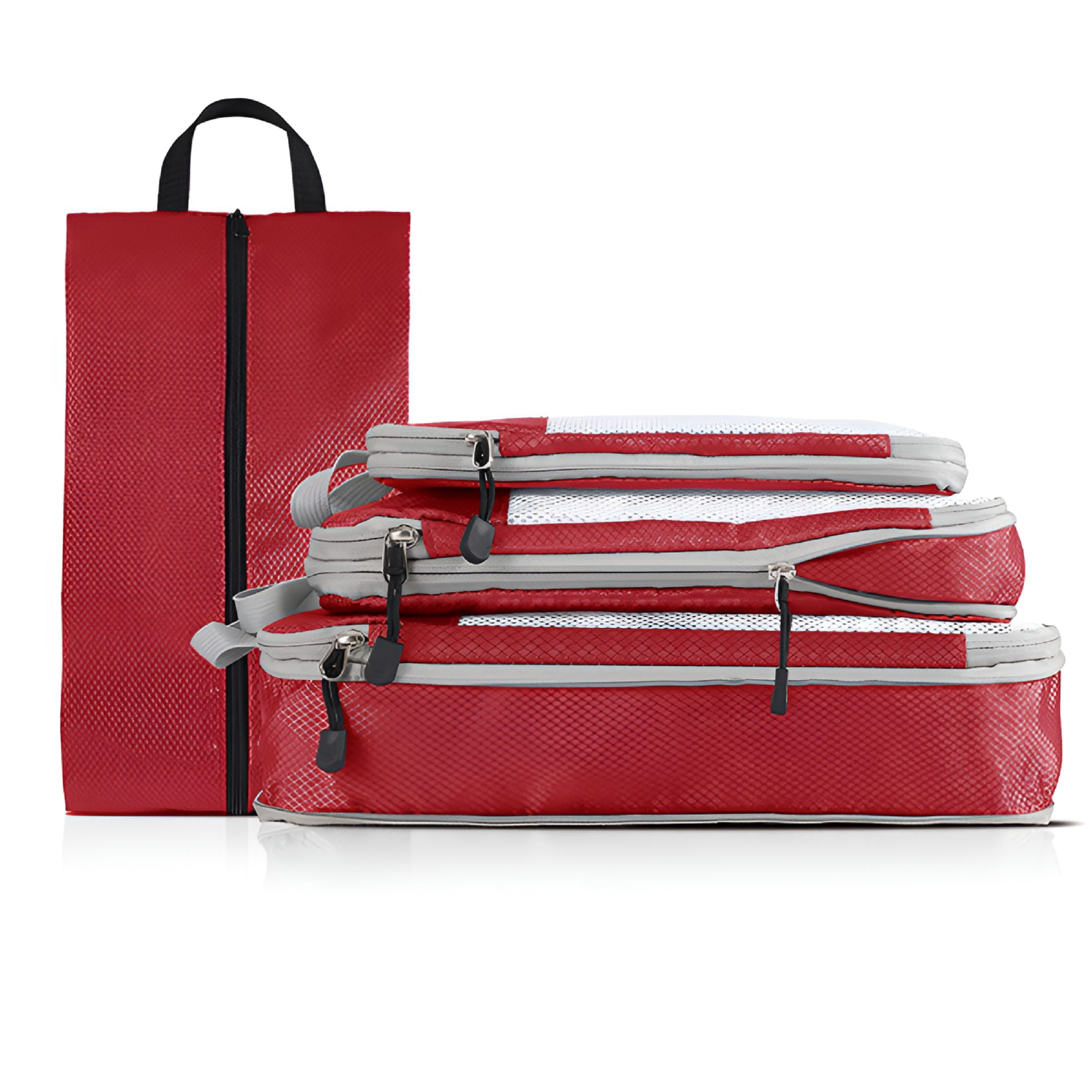 GASTROPOD 2026 New Compression Packing Cubes, Expandable Luggage Organizers, 4 Pcs Travel Suitcase System for Travel, Vacation, Business, Weekend
