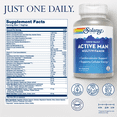 thumbnail image 2 of Solaray Active Man Multivitamin Once Daily VegCaps 90 Count, 2 of 6