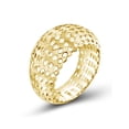 thumbnail image 4 of JewelersClub 14K Gold Plated Silver Dome Shape Cocktail Ring for Women | Dainty 14K Gold Plated Silver Promise Ring For Women | Silver Dome Shape Cocktail Ring For Women, 4 of 4