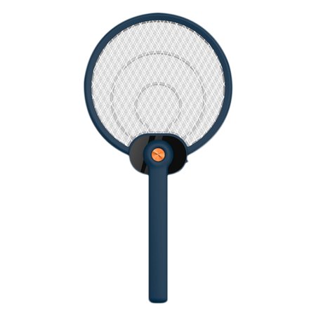 Yoone Mosquito Swatter Foldable Electric Rotation Switch Handheld Mosquito Racket for Home