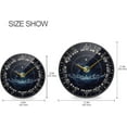 thumbnail image 2 of Coolnut Sun and Moon Wall Clock Round Silent Non Ticking Battery Operated Accurate Arabic Numerals Design Clocks for Home Kitchen Living Room Bedroom 9.5inch Home Decor, 2 of 6