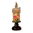 thumbnail image 2 of Dserhfy Christmas Flameless LED Candles Battery Operated Santa Snow Decorative Lamp Home Porch Tabletop Party Decor, 2 of 8