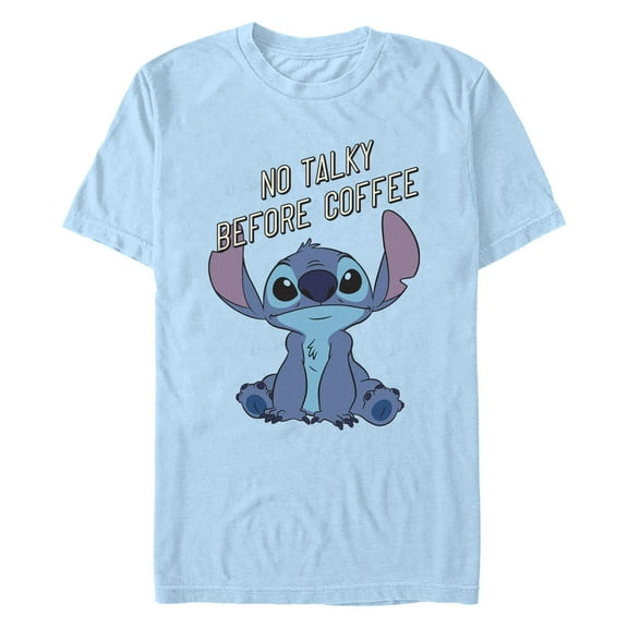 Men's Lilo & Stitch No Talky Before Coffee  Graphic T-Shirt