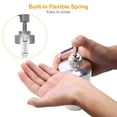 thumbnail image 3 of iMountek Bathroom Accessories Set 6 Pcs Bathroom Set Gift SetTumbler Straw Set Ensemble Complete Soap Dispenser Toothbrush Holder Tumbler Soap Dish Toilet Cleaning Brush Trash Can for White, 3 of 8