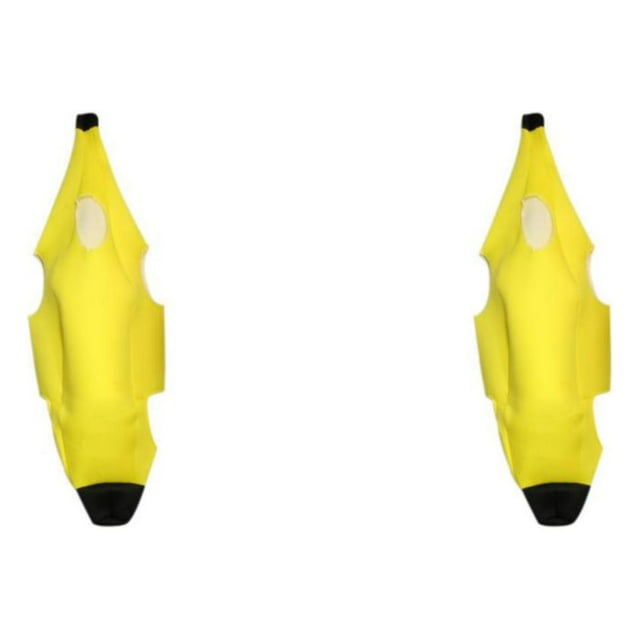 yingyy Amusing Adult Banana Fancy Dress Costume Outfit for Party Festival Cosplay Type1 2Set