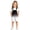 Black1#9527, variant on Girl'S Short Bib Overalls Baggy Shortalls for Girl Gradient Color Adjustable Strap Suspenders Shorts With Pocket