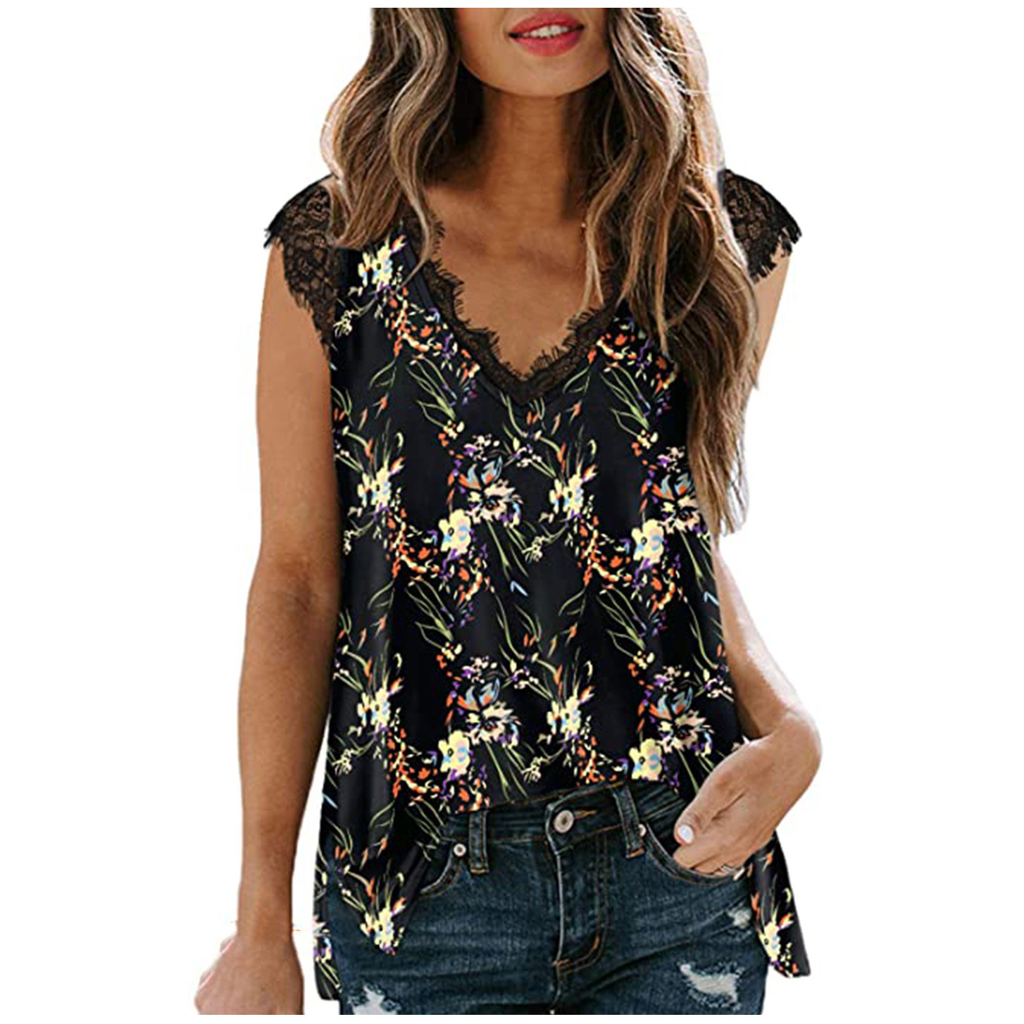 Tanks Tops Blouse Tunic Shirt T-shirts 