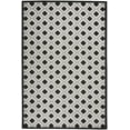 thumbnail image 2 of Nourison Aloha Indoor/Outdoor Geometric Modern Black White 6' x 9' Area Rug, (6' x 9'), 2 of 9