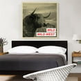 thumbnail image 2 of ARTCANVAS Modern Wild Wild West Bull Canvas Art Print - Size: 36" x 36" (0.75" Deep), 2 of 9