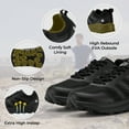 thumbnail image 3 of FitVille Men's Trail Running Shoes Wide Sneakers with Arch Support, Black, 14 Wide, 3 of 6