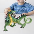 thumbnail image 1 of Figura de dragón chino modelo figura divertida decoración realista del hogar, mítica dragón de juguete para niñas niños regalo de cumpleaños, 1 of 9