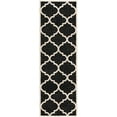 thumbnail image 4 of Unique Loom Trellis Collection Area Rug - Austin (2' 7" x 8' Runner Black and White/Black), 4 of 10