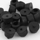 thumbnail image 4 of Uxcell 20 Pcs Universal Tapered Black Rubber Feet Bumper Pad Washer 9mm x 14mm, 4 of 5
