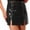 Black, variant on YiZYiF Womens Latex High Waist Mini Skirt Pu Leather Wet Look Bodycon Skirts for Rave Party Clubwear Red XL
