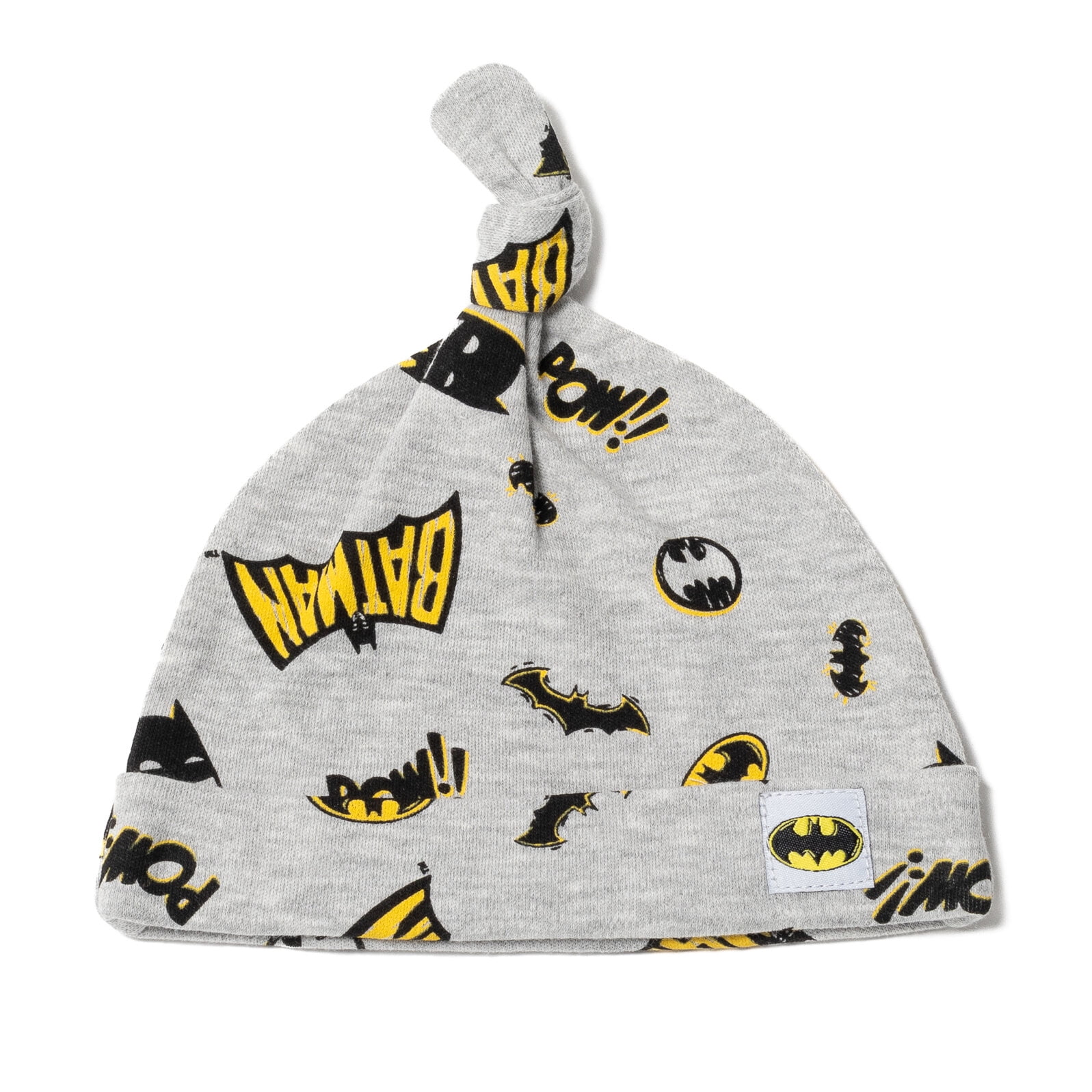 DC Comics Justice League Batman Infant Baby Boys Bodysuit Pants and Hat 3 Piece Outfit Set Newborn to Infant
