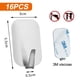 thumbnail image 2 of 16 ganchos adhesivos de acero inoxidable 304 resistente para colgar toallas de baño, abrigos y sombreros, 2 of 6