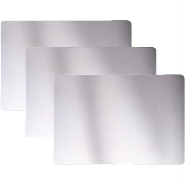 3 PCS Metal Adapter Plate Cutting Machine Metal Shim Mat Pad for Thin -Dies Increases Cutting 6x8.5 Inch Shims,3*pcs sizzix die cutting machine,Silver