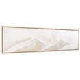 thumbnail image 3 of Panoramic Peaks Heavily Textured Hand Painted Framed Canvas Wall Art, 3 of 10