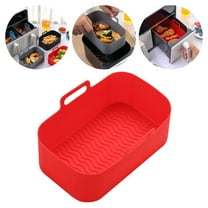Air Fryer Liner under 5! CQCYD Reusable Fryer Basket Liners, Silicone Pot Liners for Air Fryer Oven, Non-Stick Cooking Mat for Baking and Frying