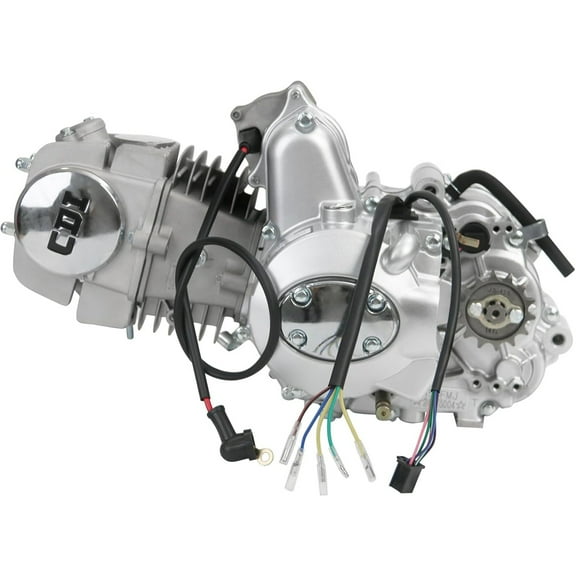 140cc 4 Stroke Oil-Cooled Engine Motor Semi Auto Electric Start with Carburetor & Manifold Hardware Kit for Pit Dirt Monkey Bike XR50 CRF50 XR CRF 50 70 ATC70