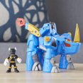 thumbnail image 2 of Playskool Heroes Power Rangers Morphin Zords Black Ranger and Rhino Zord 3-Inch Action Figures, 2 of 9