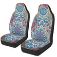 thumbnail image 4 of Binienty Vintage Car Seat Covers for Women Boho Mandala Car Seat Covers Set for Front Seats Universal Auto Accessories Cushion Protectors Fit for SUV Sedan Truck, 4 of 7