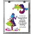 thumbnail image 5 of Imagination Is The Only Weapon - Alice and The Cheshire Cat - 11x14 Unframed Art Print - Great Gift for Disney Lovers, 5 of 6