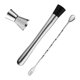 thumbnail image 1 of Naiovety Cucharas mezcladoras de alta calidad, 3 uds./4 Uds., juego de agitación para hacer bebidas de vino de acero inoxidable para Bar, Barra de herramientas, 1 of 6
