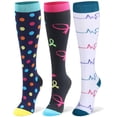 thumbnail image 1 of Compression Socks for Men & Women - 20-30mmHg 2 to 6 pairs Compression Stockings for Runners, Edema, 1 of 5