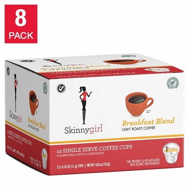 Skinnygirl Breakfast Blend Single Serve Coffee, 96-count