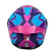 thumbnail image 3 of Casco Moto Abatible Certificado Liberty Azul Rosa Talla XL 2W, 3 of 4