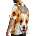 thumbnail image 3 of Pixel Dog Men's Short Sleeve Beach Shirts, Casual Printed Button Down Summer Shirts for Men and Women, 3 of 6