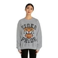 thumbnail image 2 of Tiger Football Unisex Sweatshirt Vintage Tigers Shirt for Football Lovers Crewneck Sport Grey Large, 2 of 5
