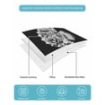 thumbnail image 4 of Full Size Quilt Bedding Set, Coastal Seahorse Reversible Summer Quilt 3 Pieces, Summer Ocean Chic Textured Black Lightweight Bedspreads Coverlets with 2 Pillow Shams for All Seasons, 4 of 5