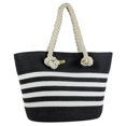 thumbnail image 1 of CHUANK Women‘s Adult Paper Straw Beach Bag Navy, 1 of 3